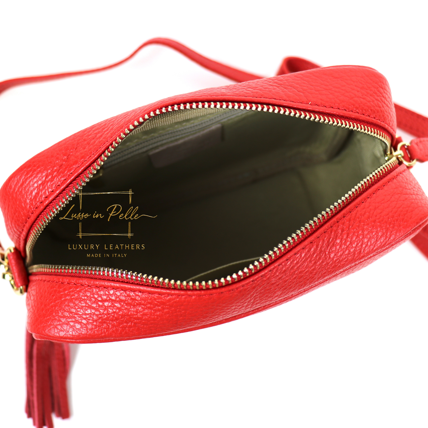 Sierra Genuine Italian Pebbled Leather Box Bag