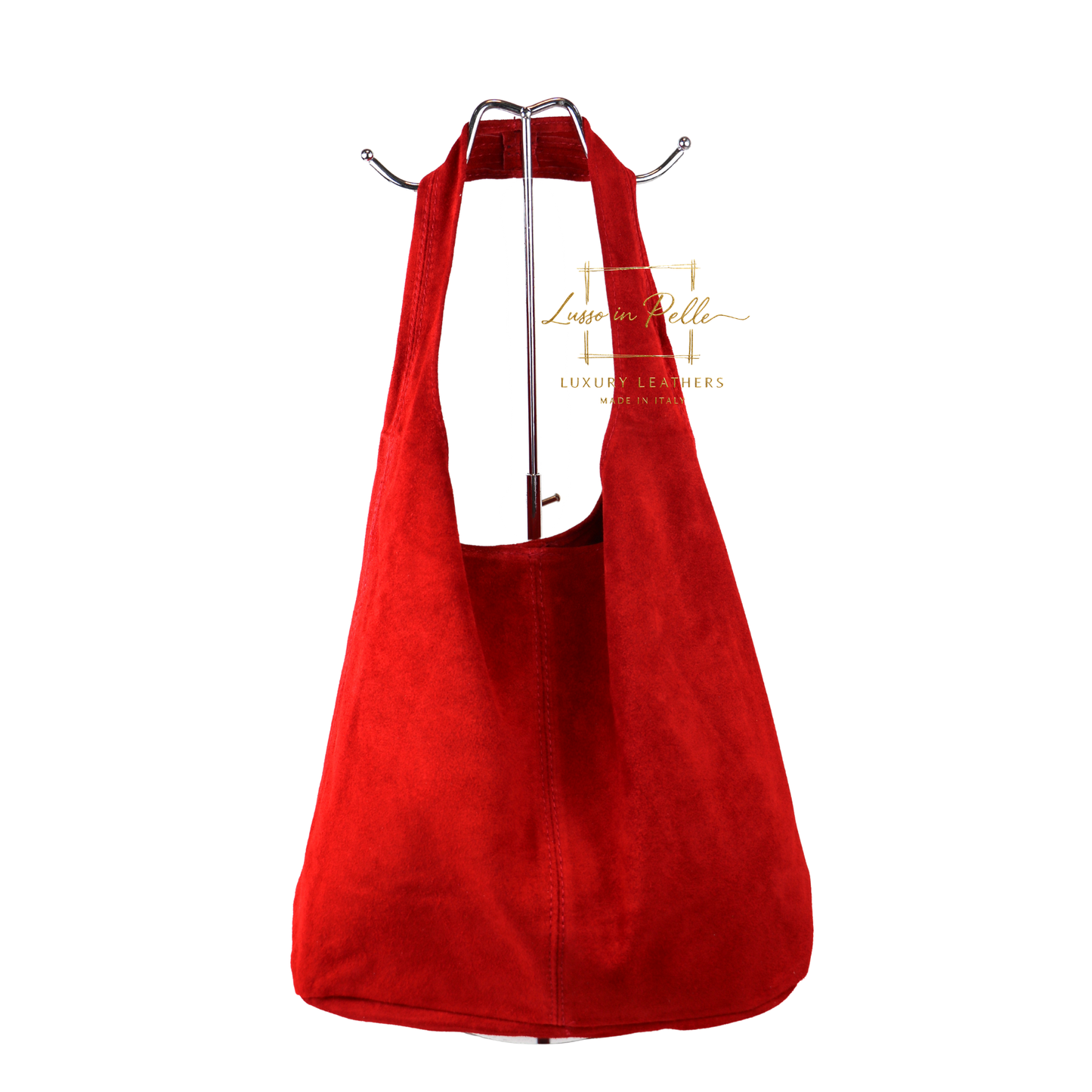 Cali Genuine Suede Hobo Slouchy Shoulder Bag