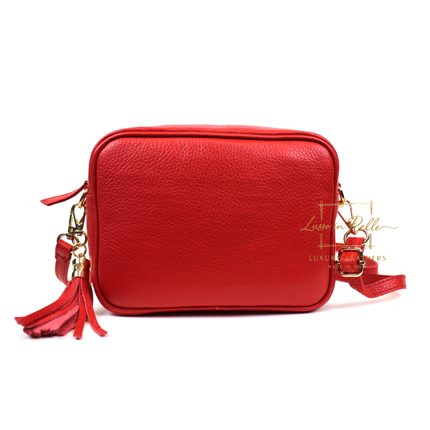 Sierra Genuine Italian Pebbled Leather Box Handbag