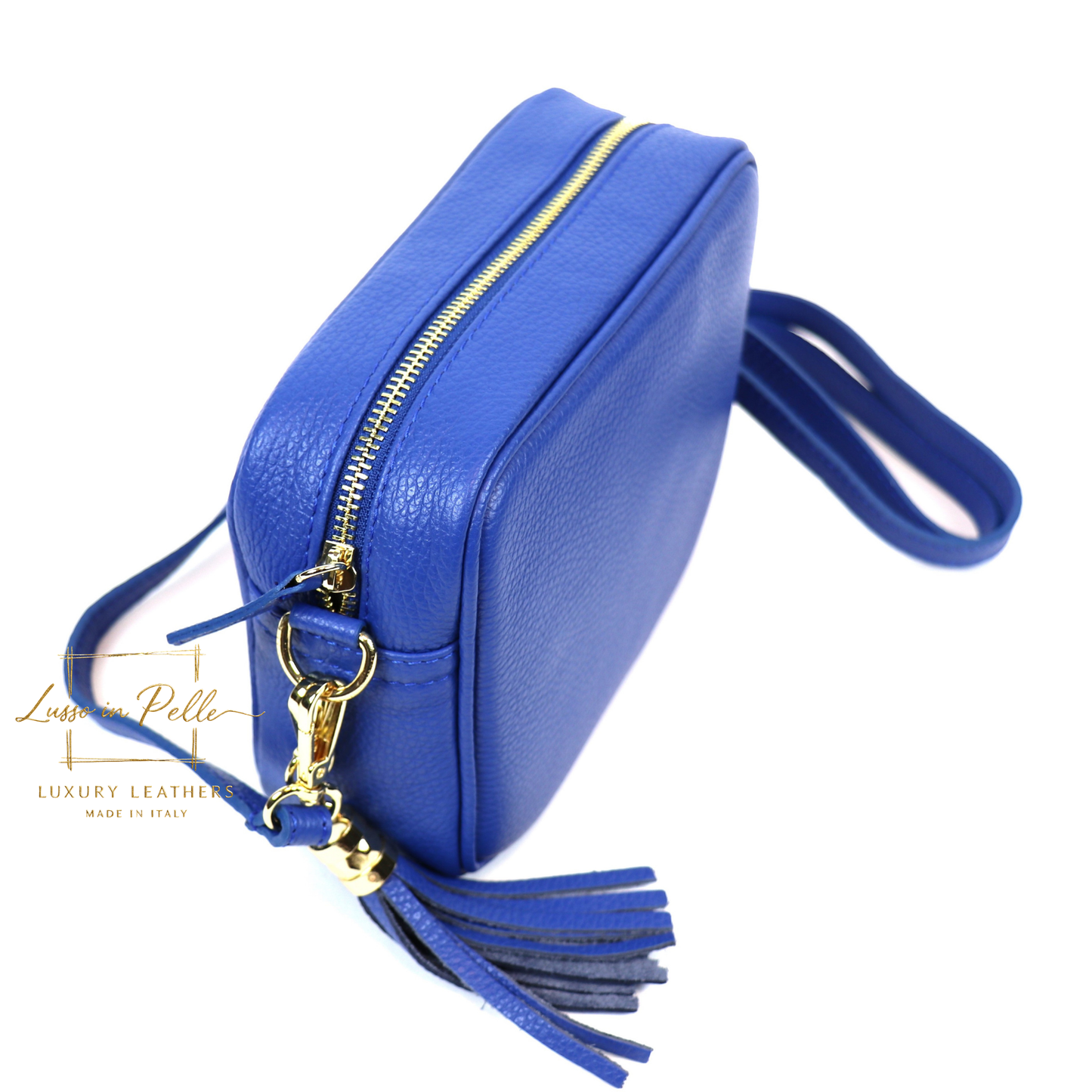 Sierra Genuine Italian Pebbled Leather Box Bag