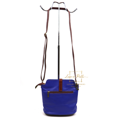 Vera Pelle Leather Crossbody Bag