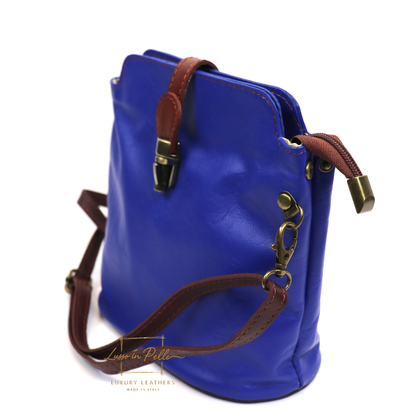 Vera Pelle Leather Crossbody Bag