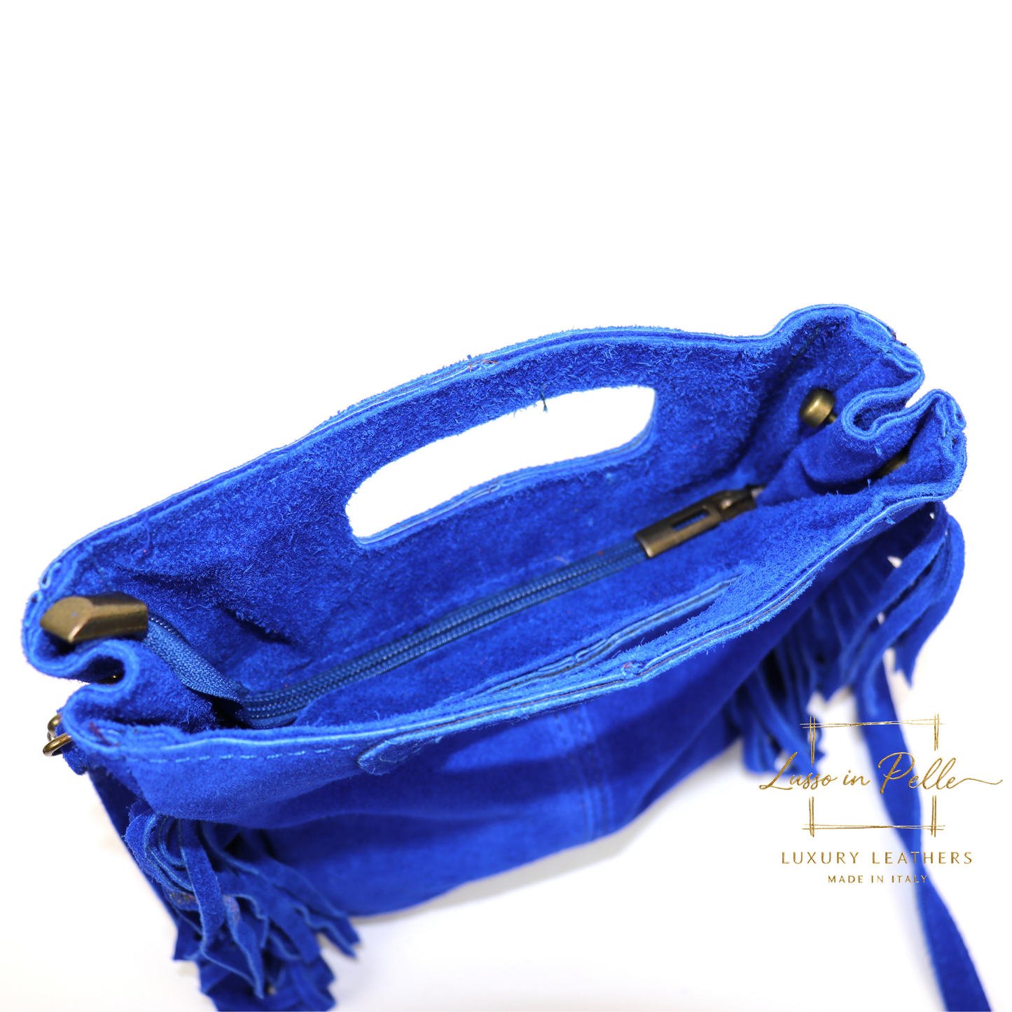 Suede Boho Tassel Crossbody Bag with Adjustable Detachable Straps