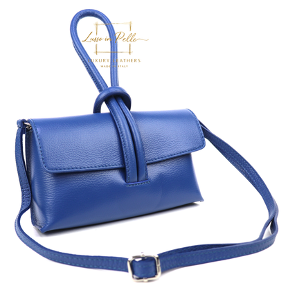 Rose Italian Versatile Leather Bag - Wrist Bag - Clutch Bag