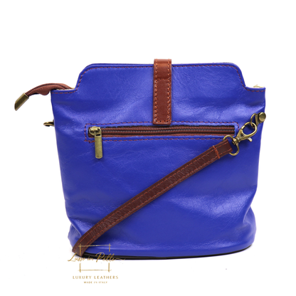 Vera Pelle Leather Crossbody Bag