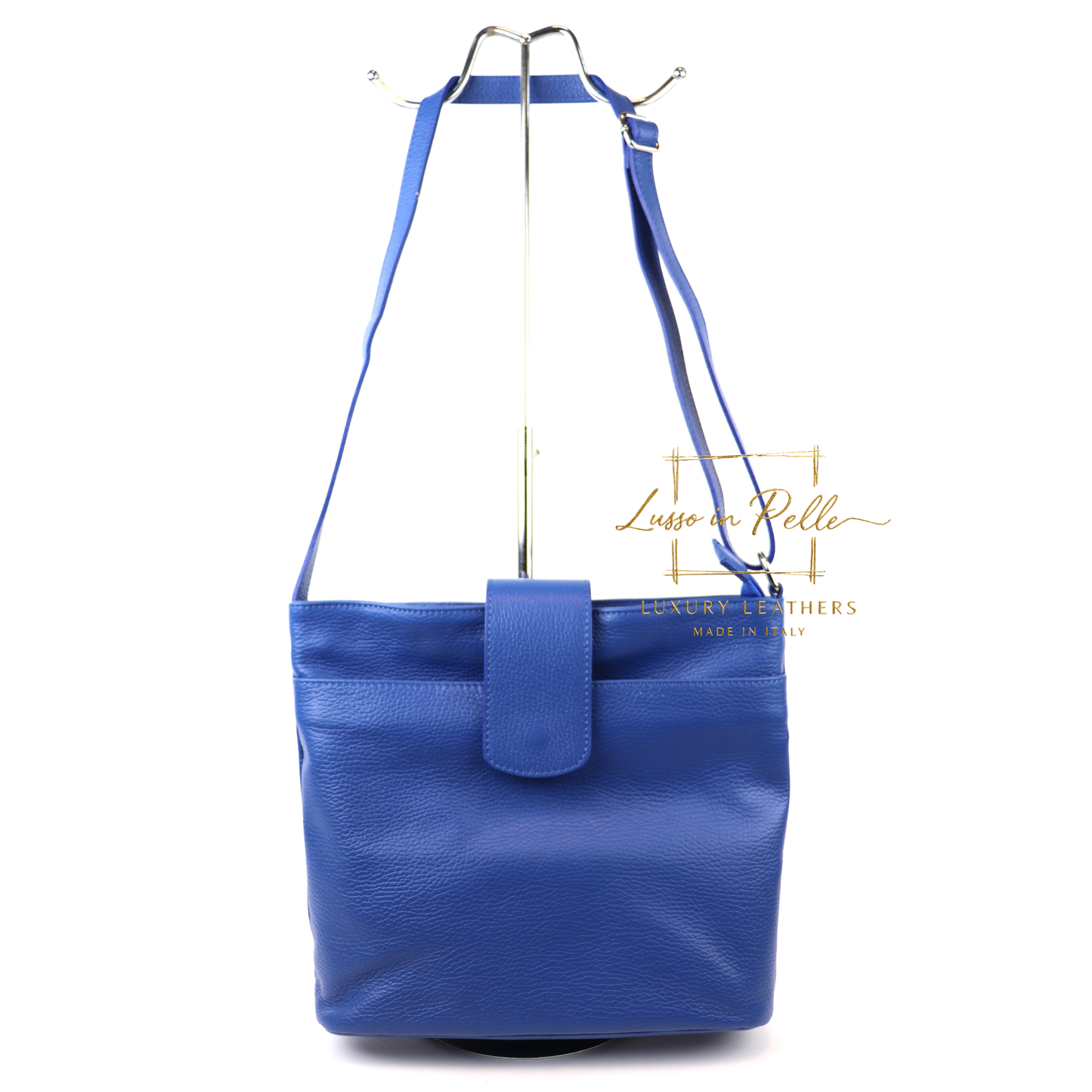 Italian Leather Shoulder/Crossbody Bag with Adjustable Straps