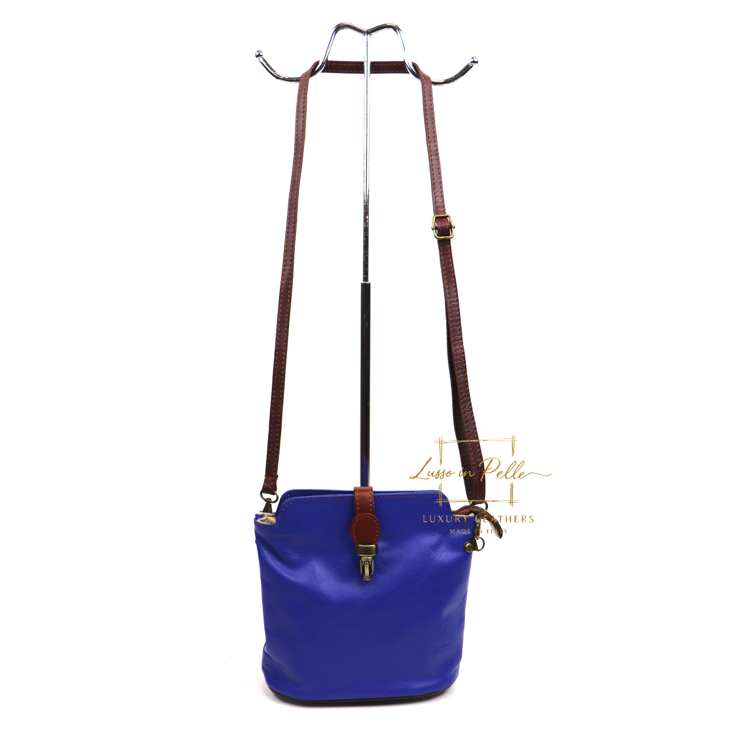 Vera Pelle Leather Crossbody Bag