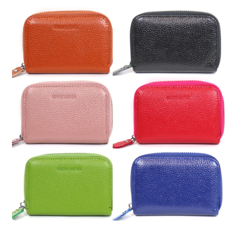 Small Leather Card Holder Wallet