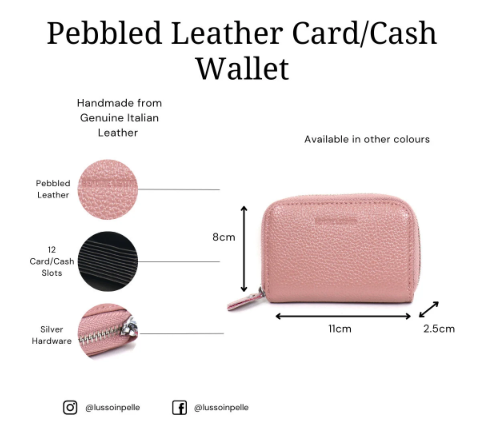 Small Leather Card Holder Wallet