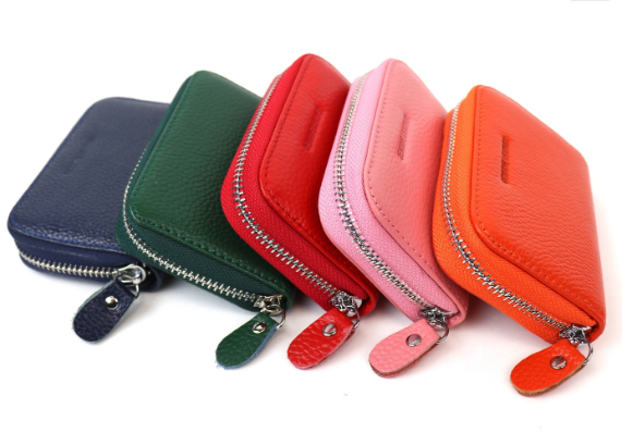 Small Leather Card Holder Wallet