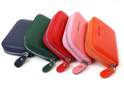 Small Leather Card Holder Wallet