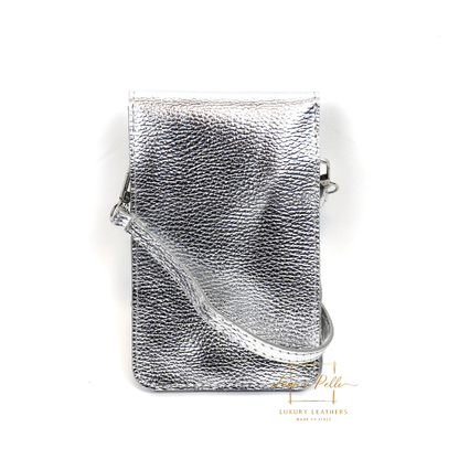 Minimalist Genuine Leather Crossbody Phone Bag