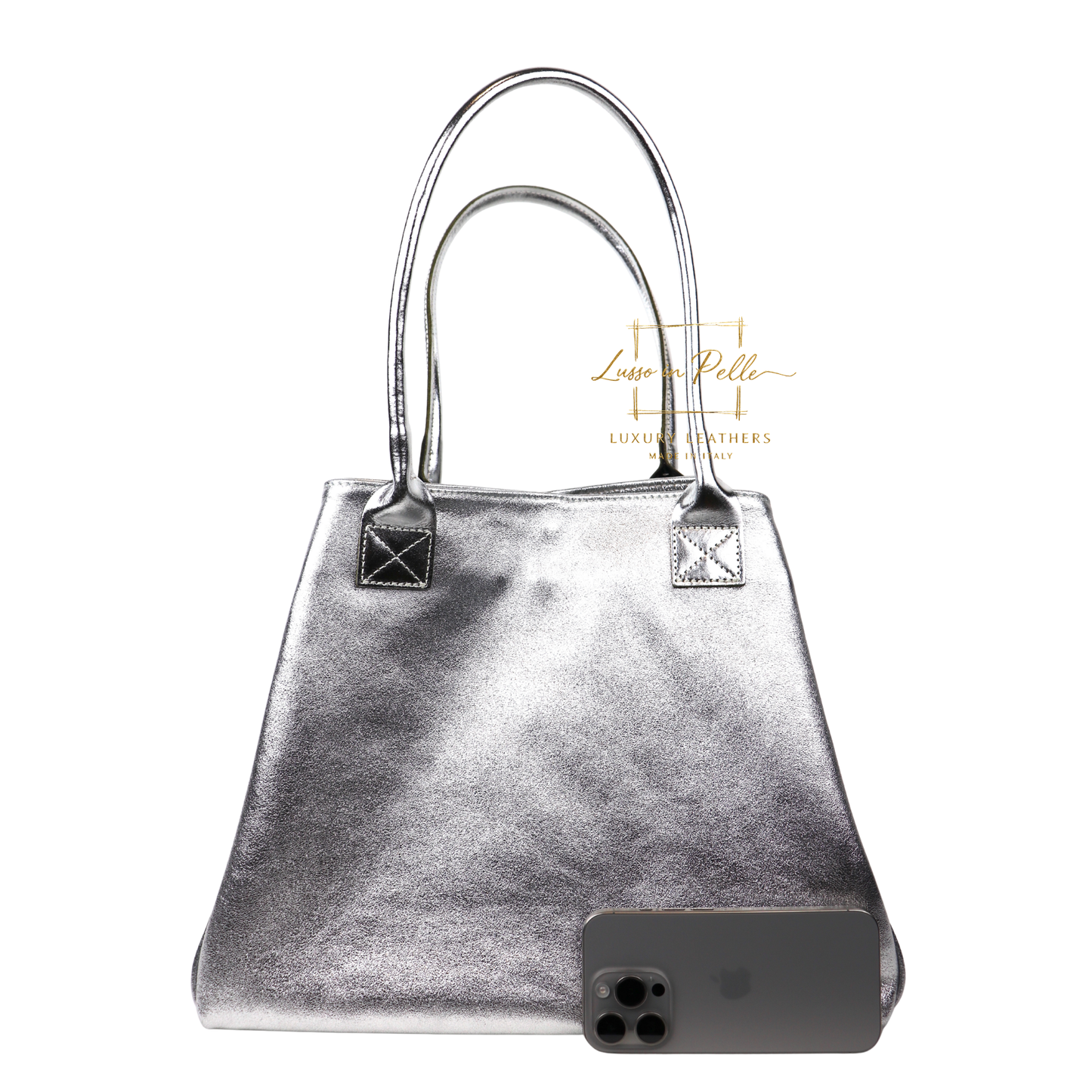 Suede Snake Print Two Style Large Shopper Bag