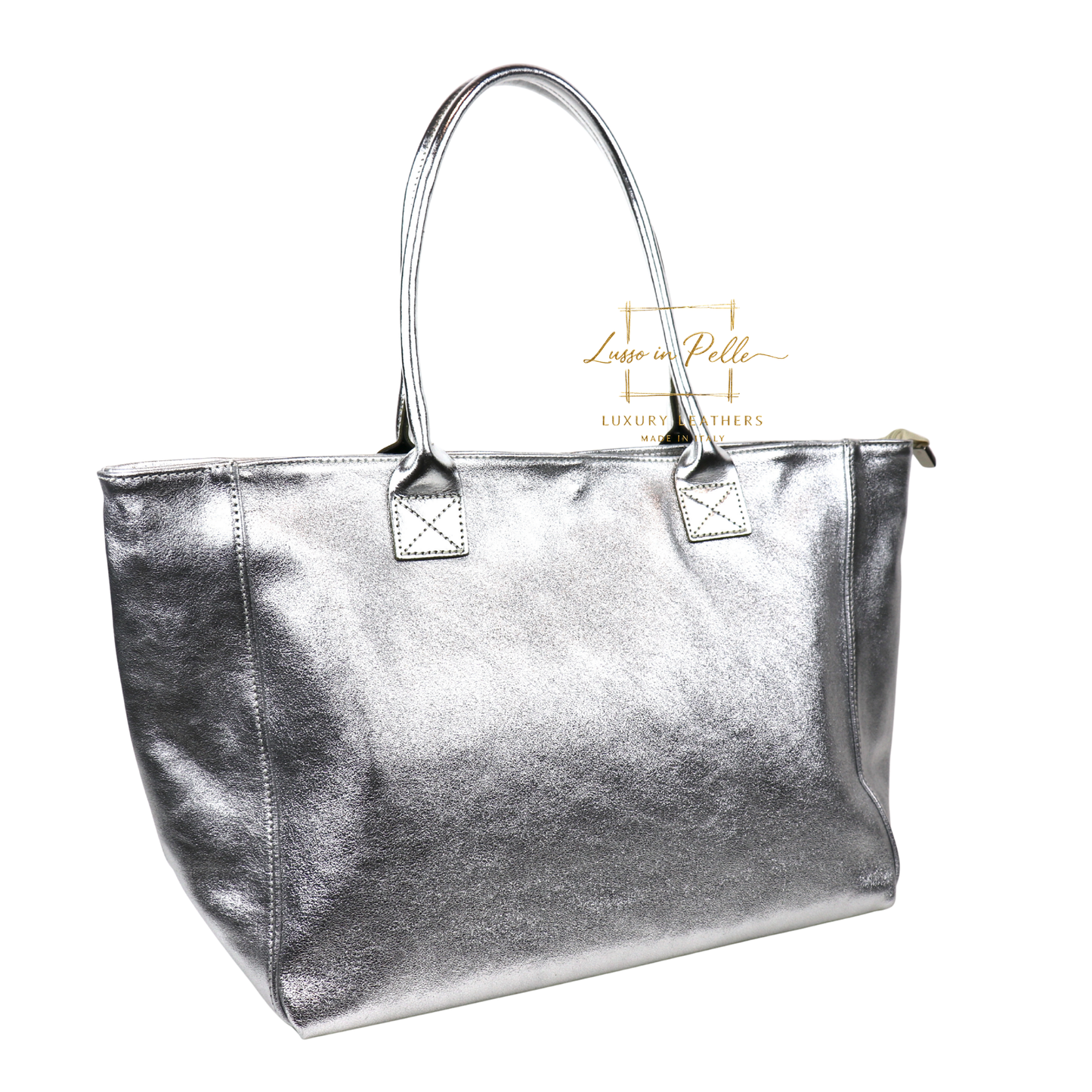 Suede Snake Print Two Style Large Shopper Bag