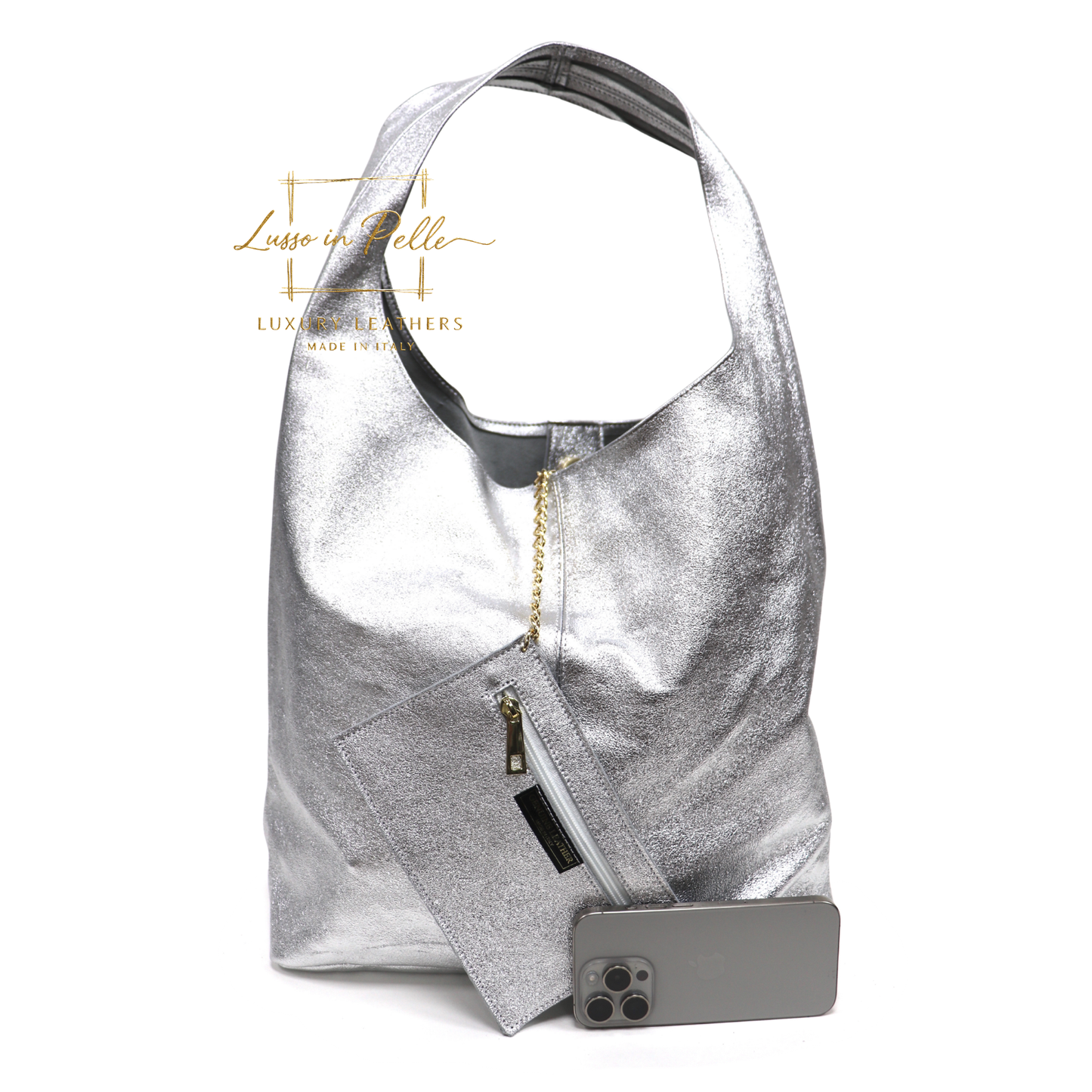 Aurora Quilted Suede Hobo Bag