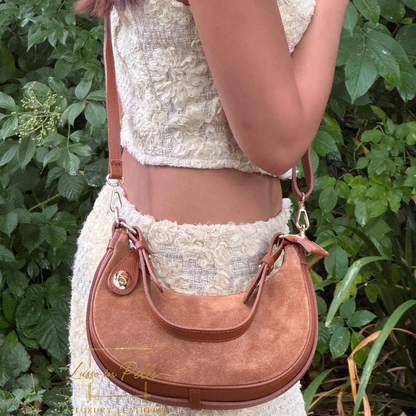 Small Half Moon Shoulder/ Crossbody Bag