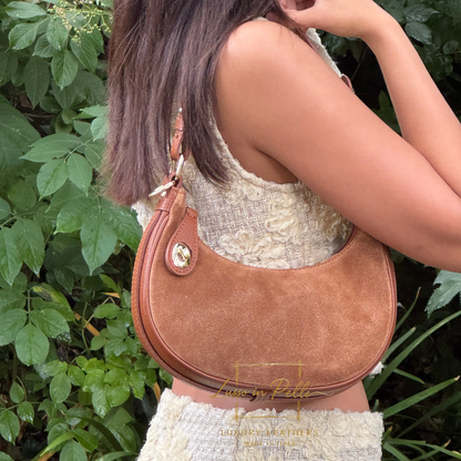 Small Half Moon Shoulder/ Crossbody Bag