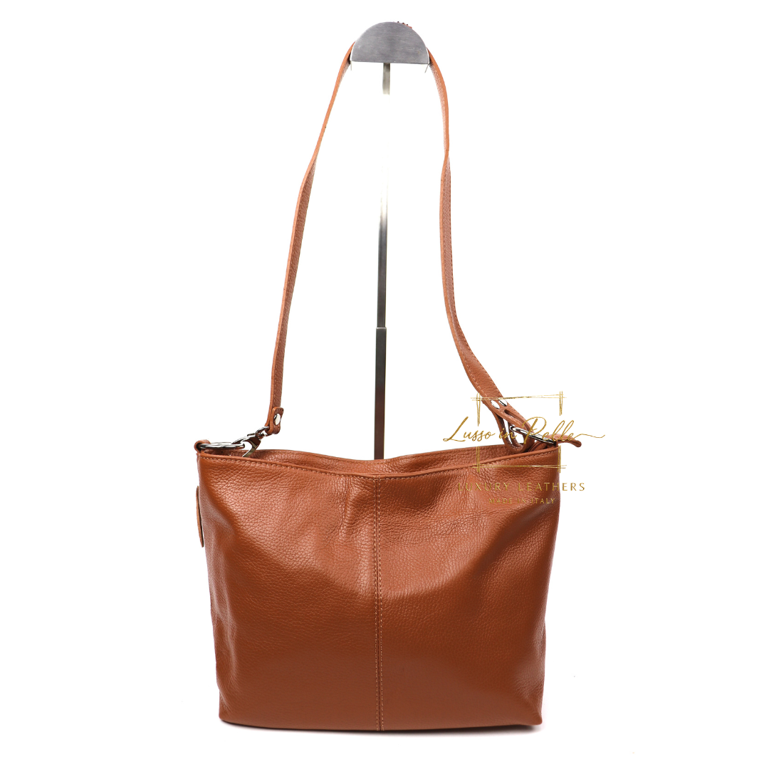 Luna Italian Leather Shoulder & Crossbody Bag