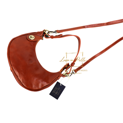 Florence Leather Shoulder/Crossbody Bag with Detachable and Adjustable Straps