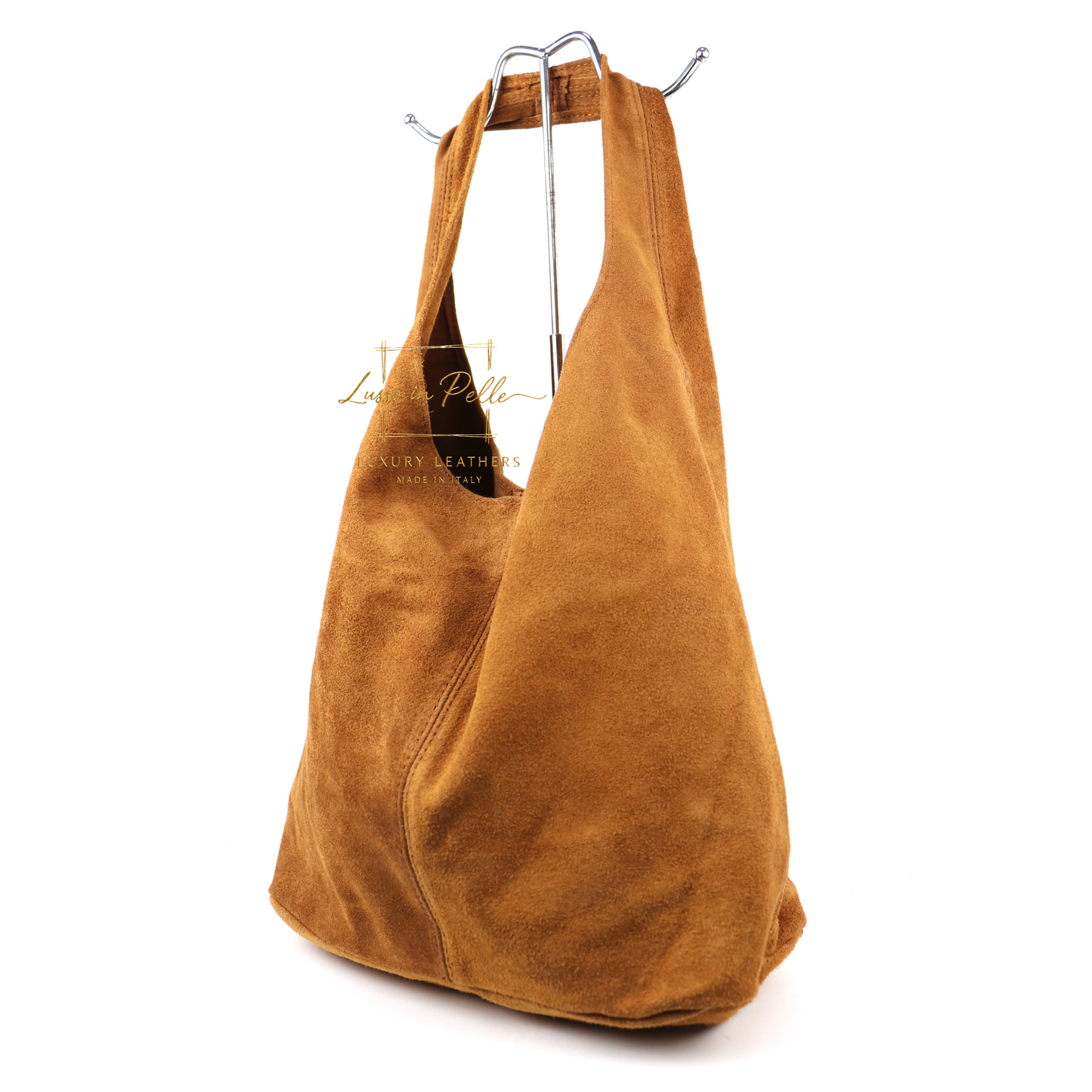 Cali Genuine Suede Hobo Slouchy Shoulder Bag