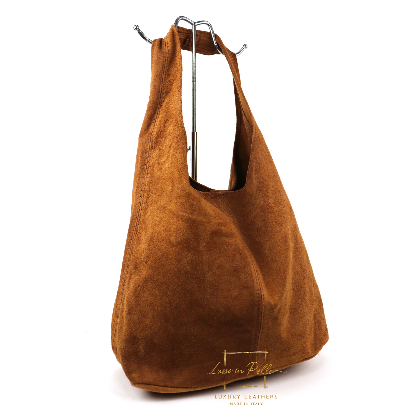 Cali Genuine Suede Hobo Slouchy Shoulder Bag