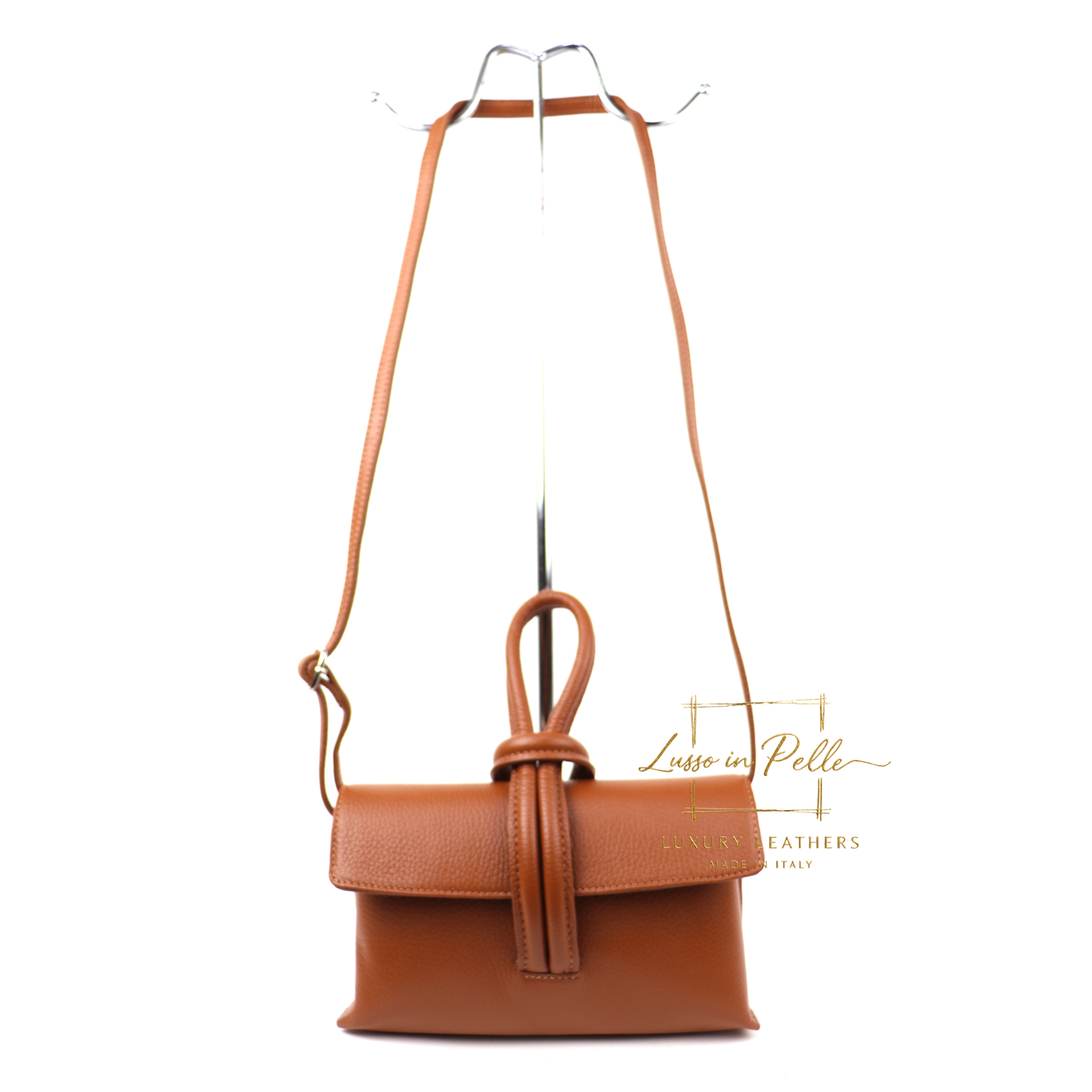 Rose Italian Leather Versatile Leather Bag - Wrist Bag - Clutch Bag