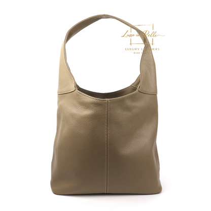 Cali Genuine Leather Hobo Bag Everyday Practical Leather Tote Bag