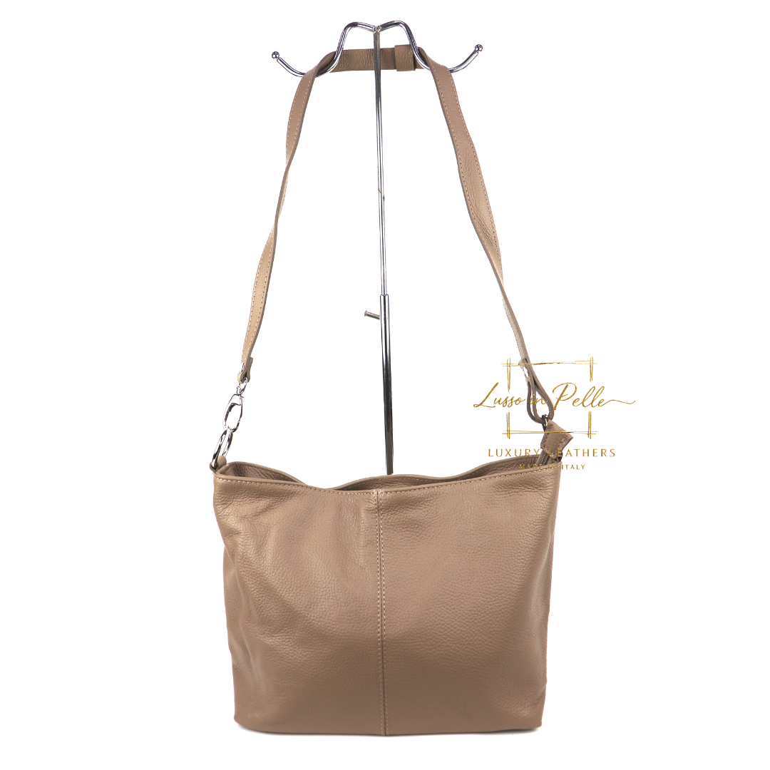 Luna Italian Leather Shoulder & Crossbody Bag