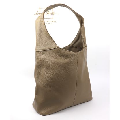 Cali Genuine Leather Hobo Bag Everyday Practical Leather Tote Bag