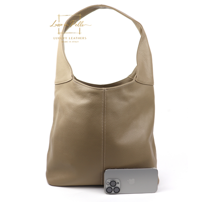 Cali Genuine Leather Hobo Bag Everyday Practical Leather Tote Bag