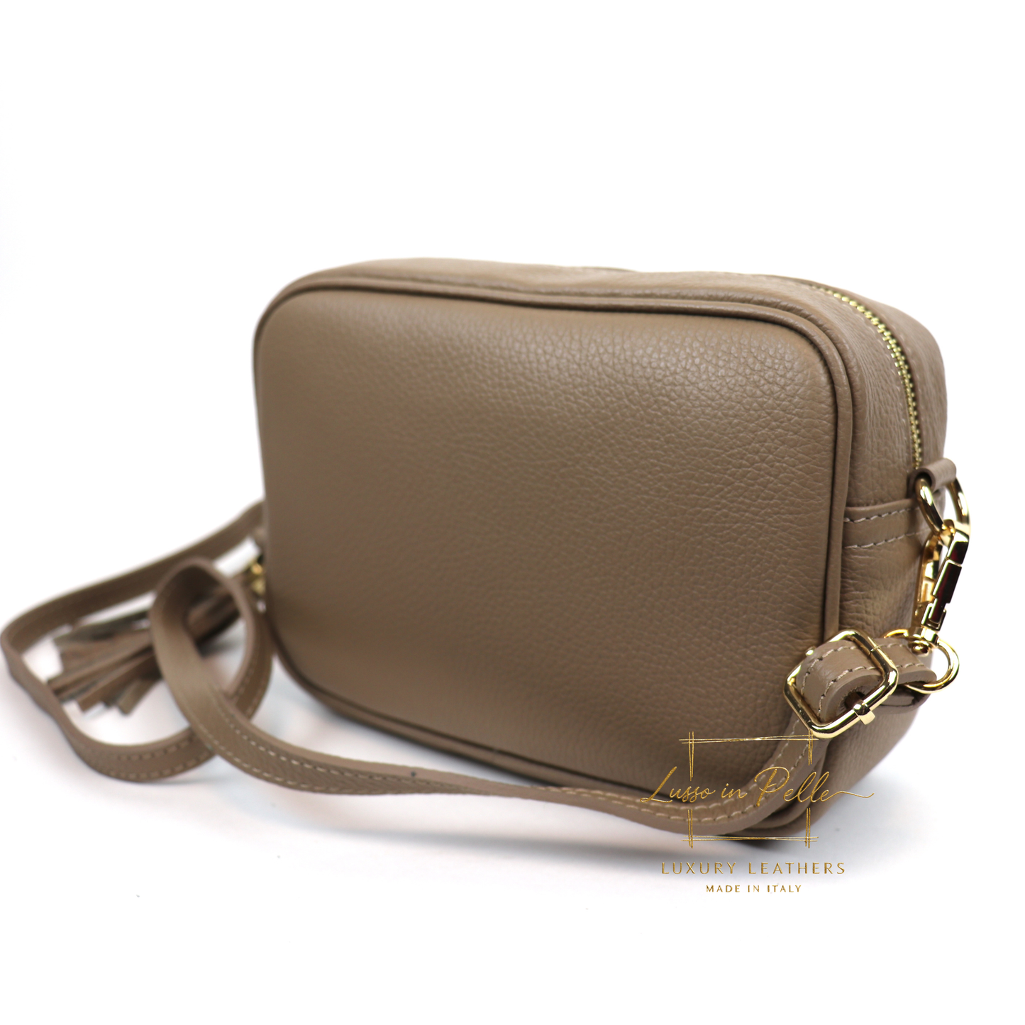 Sierra Genuine Italian Pebbled Leather Box Handbag