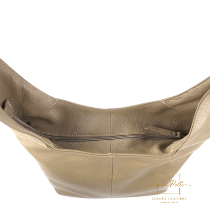 Cali Genuine Leather Hobo Bag Everyday Practical Leather Tote Bag