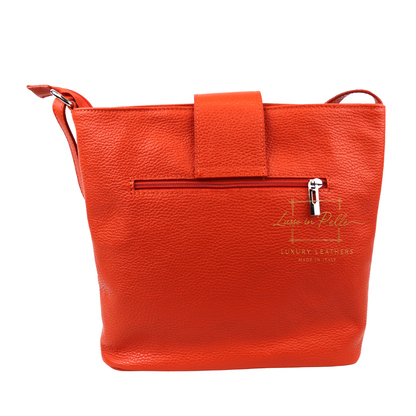 Italian Leather Shoulder/Crossbody Bag with Adjustable Straps