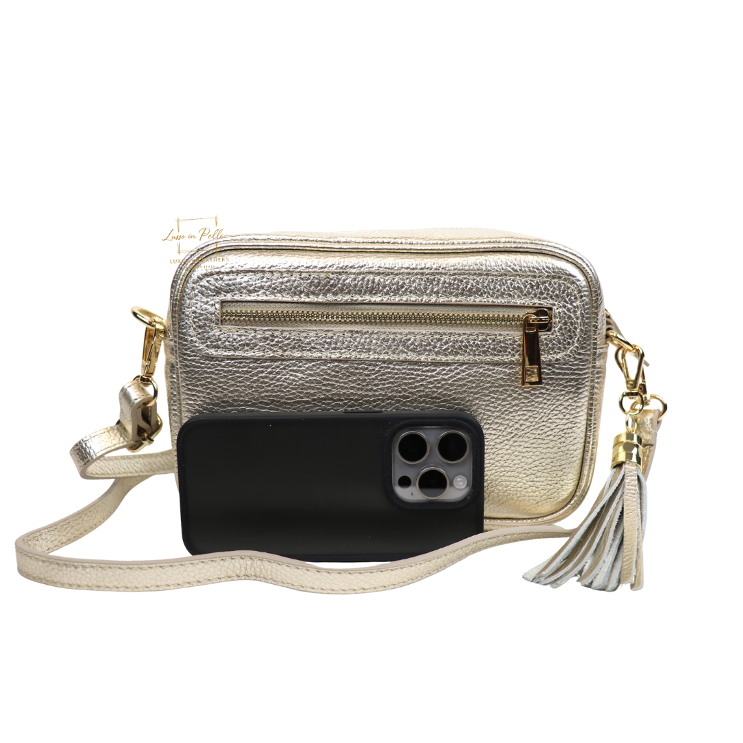 Crossbag , Hand bag, Genuine leather