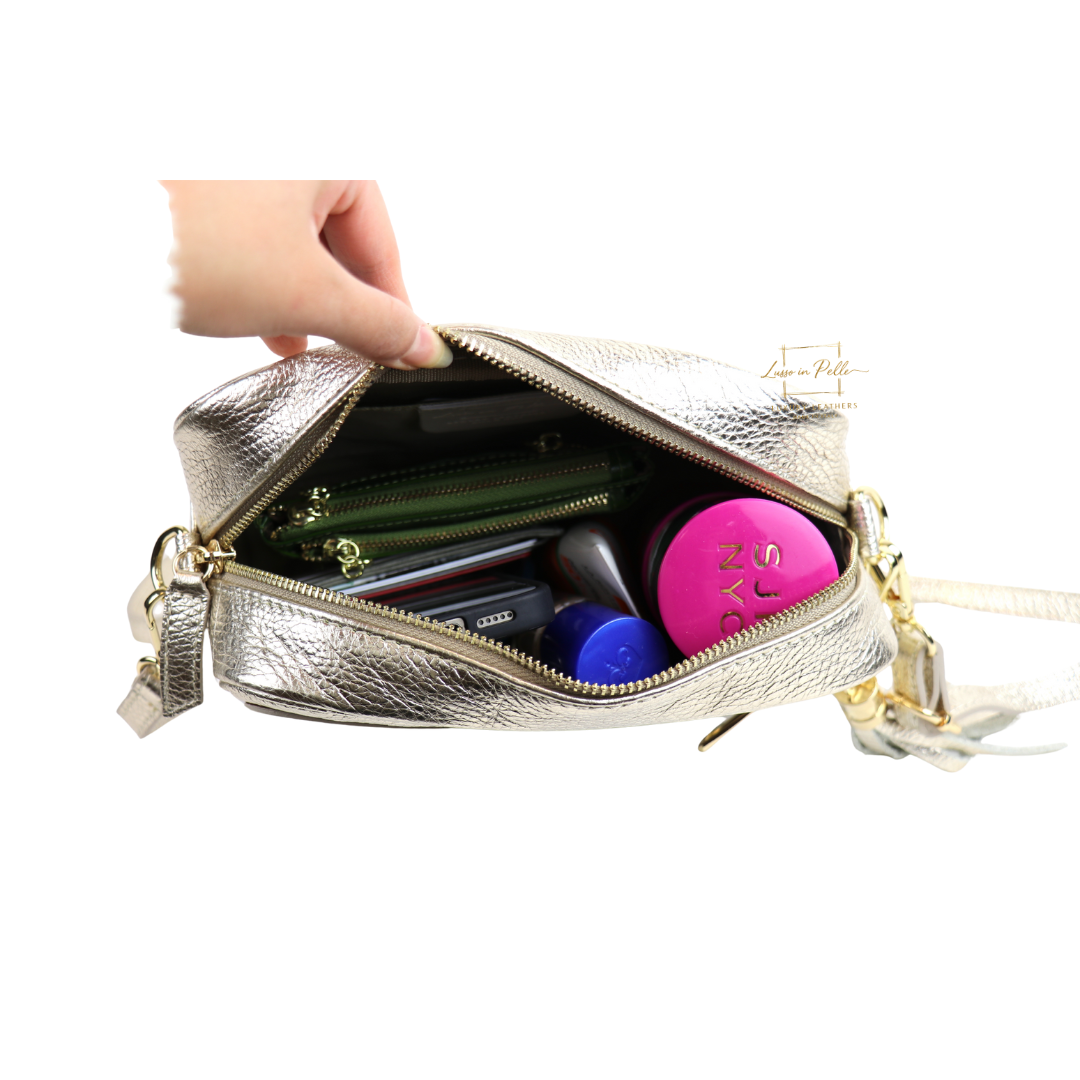 Crossbag , Hand bag, Genuine leather