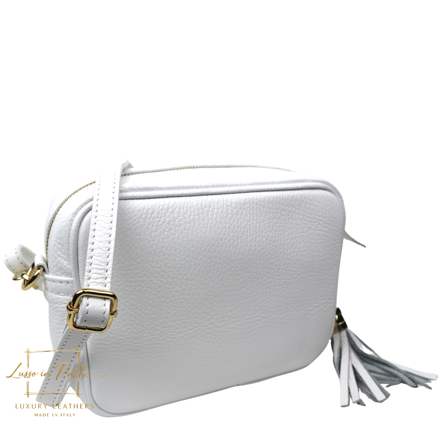 Sierra Genuine Italian Pebbled Leather Box Bag