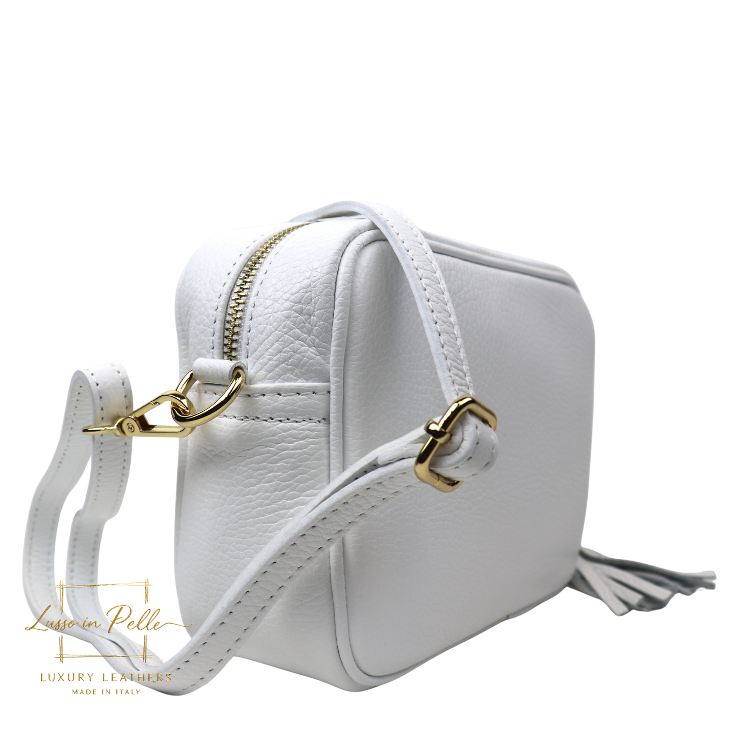 Sierra Genuine Italian Pebbled Leather Box Bag