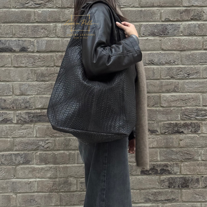 Aurora Quilted Suede Hobo Bag