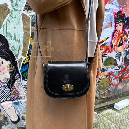 Cora Vintage Small Leather Crossbody Bag