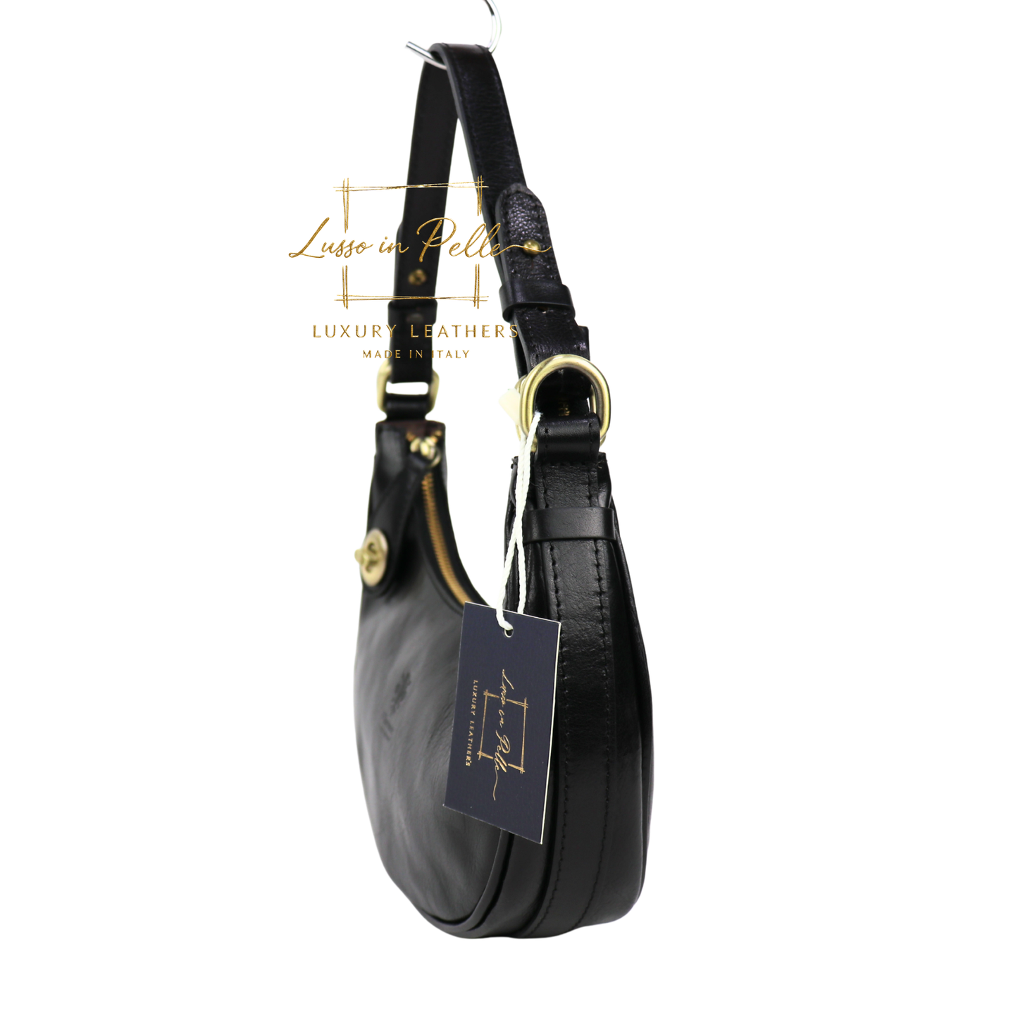 Florence Leather Shoulder/Crossbody Bag with Detachable and Adjustable Straps