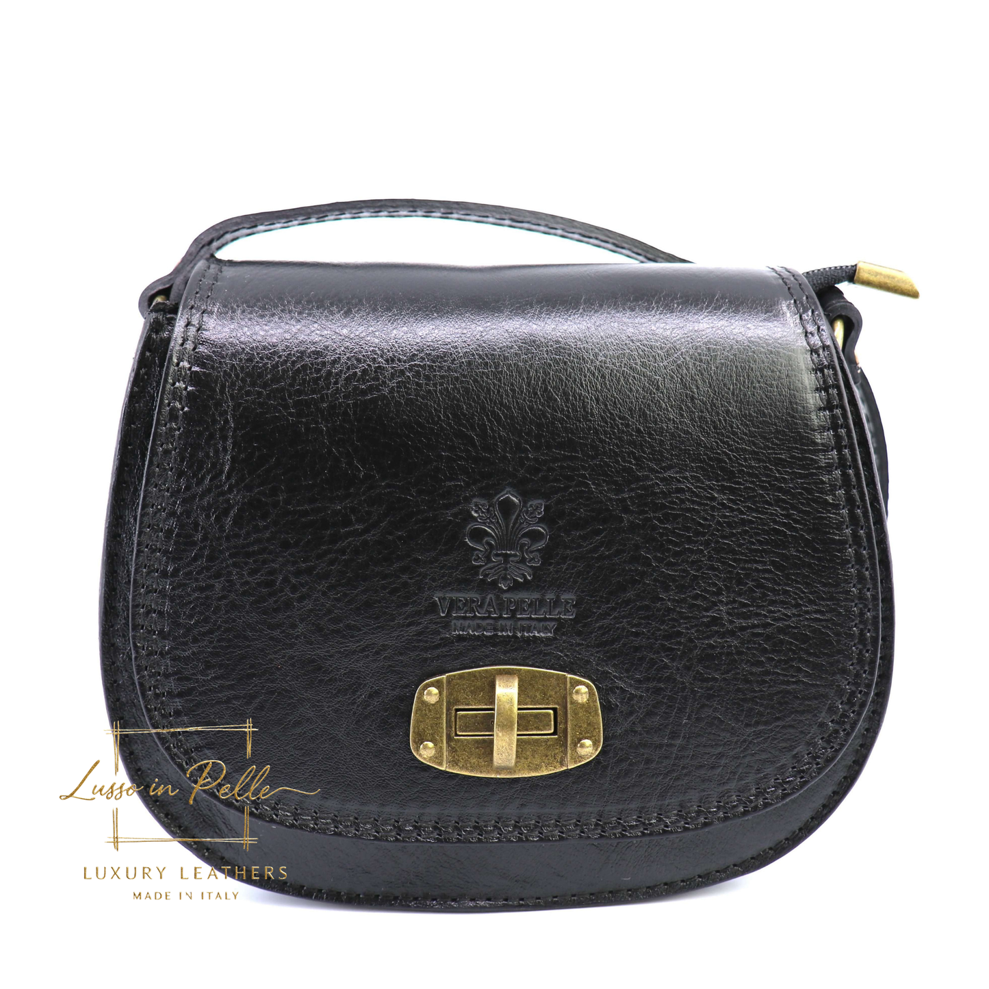 Cora Vintage Small Leather Crossbody Bag