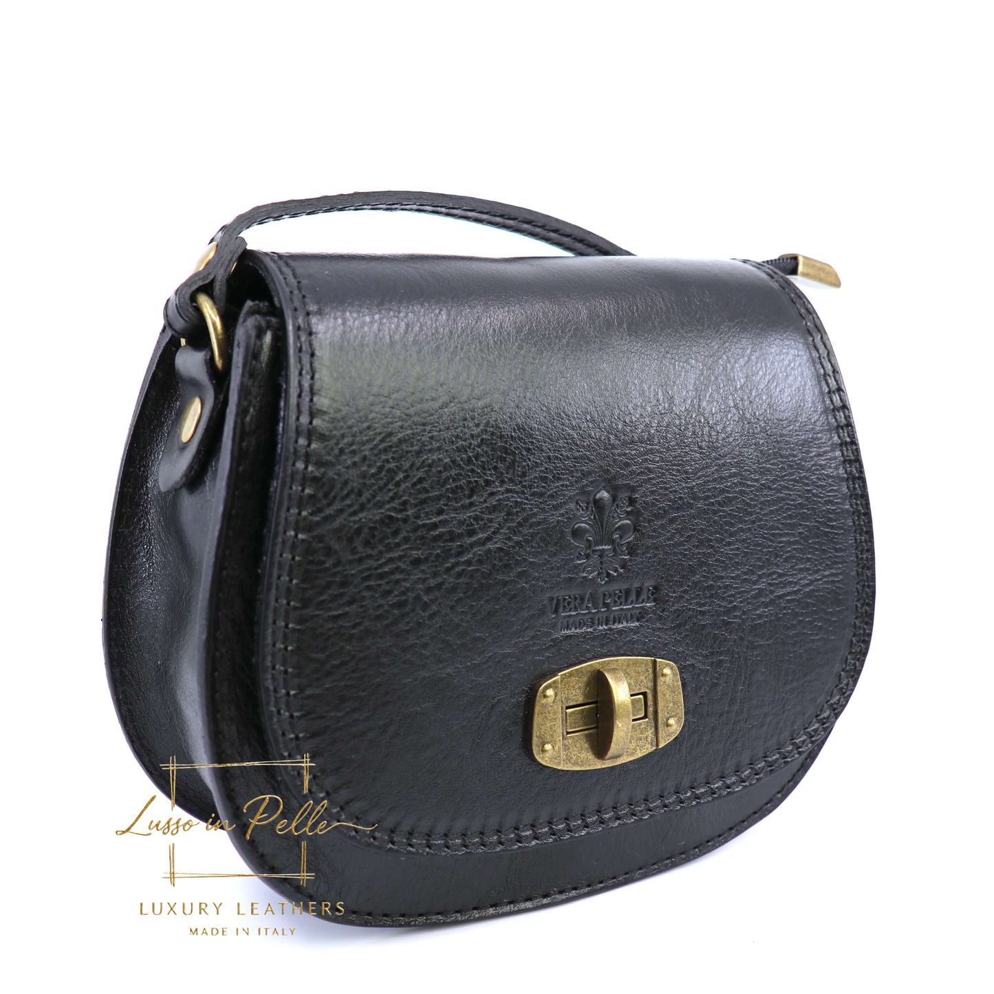 Cora Vintage Small Leather Crossbody Bag