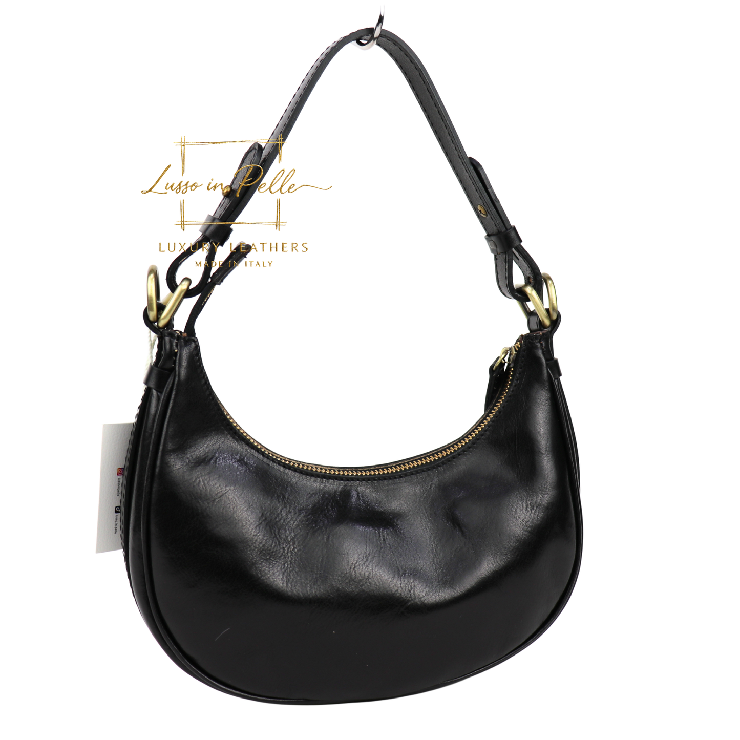 Florence Leather Shoulder/Crossbody Bag with Detachable and Adjustable Straps