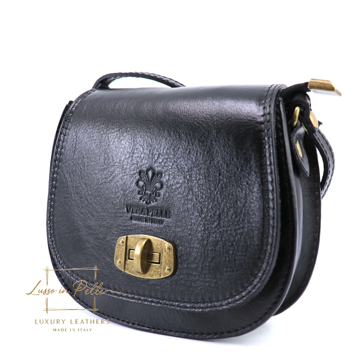Cora Vintage Small Leather Crossbody Bag
