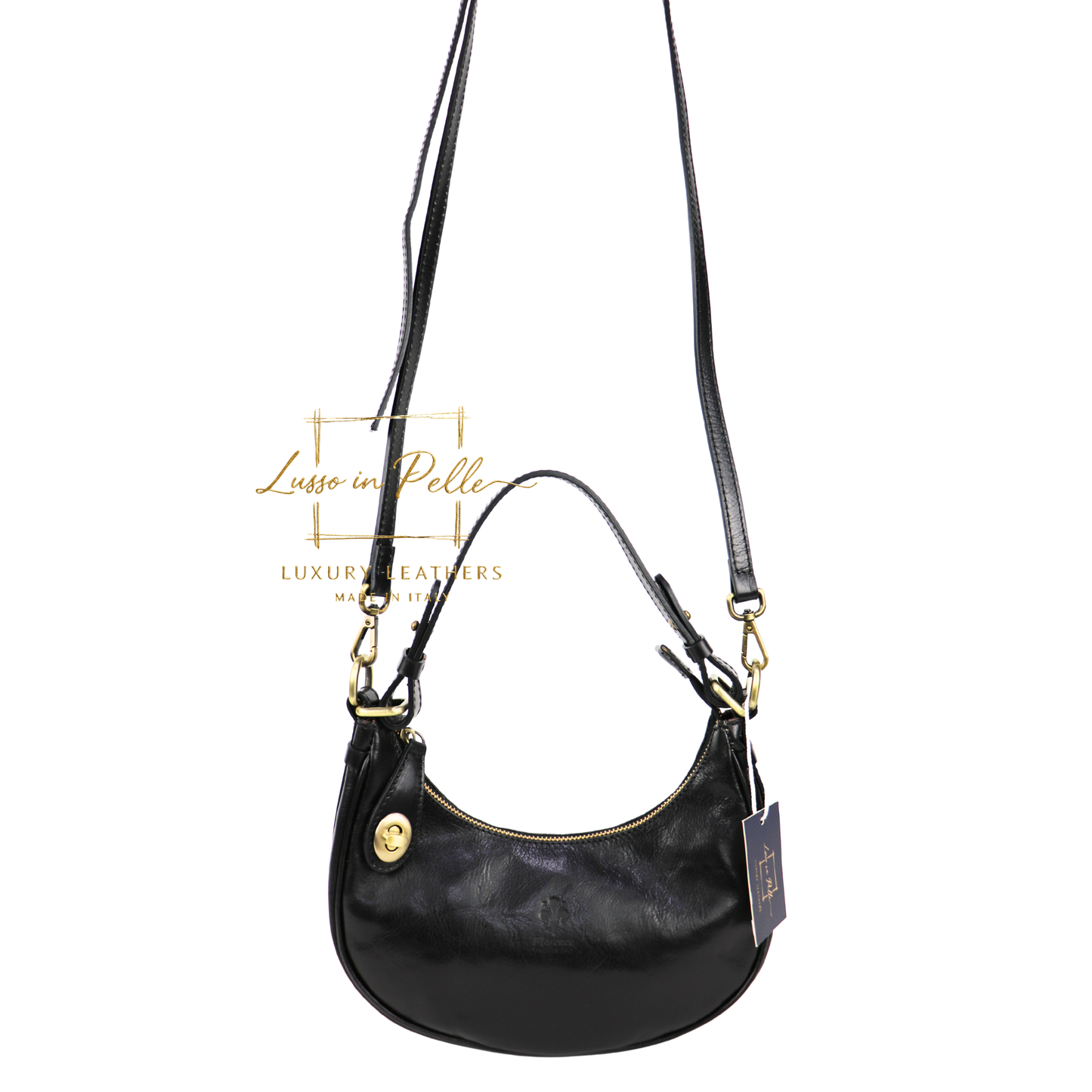 Florence Leather Shoulder/Crossbody Bag with Detachable and Adjustable Straps