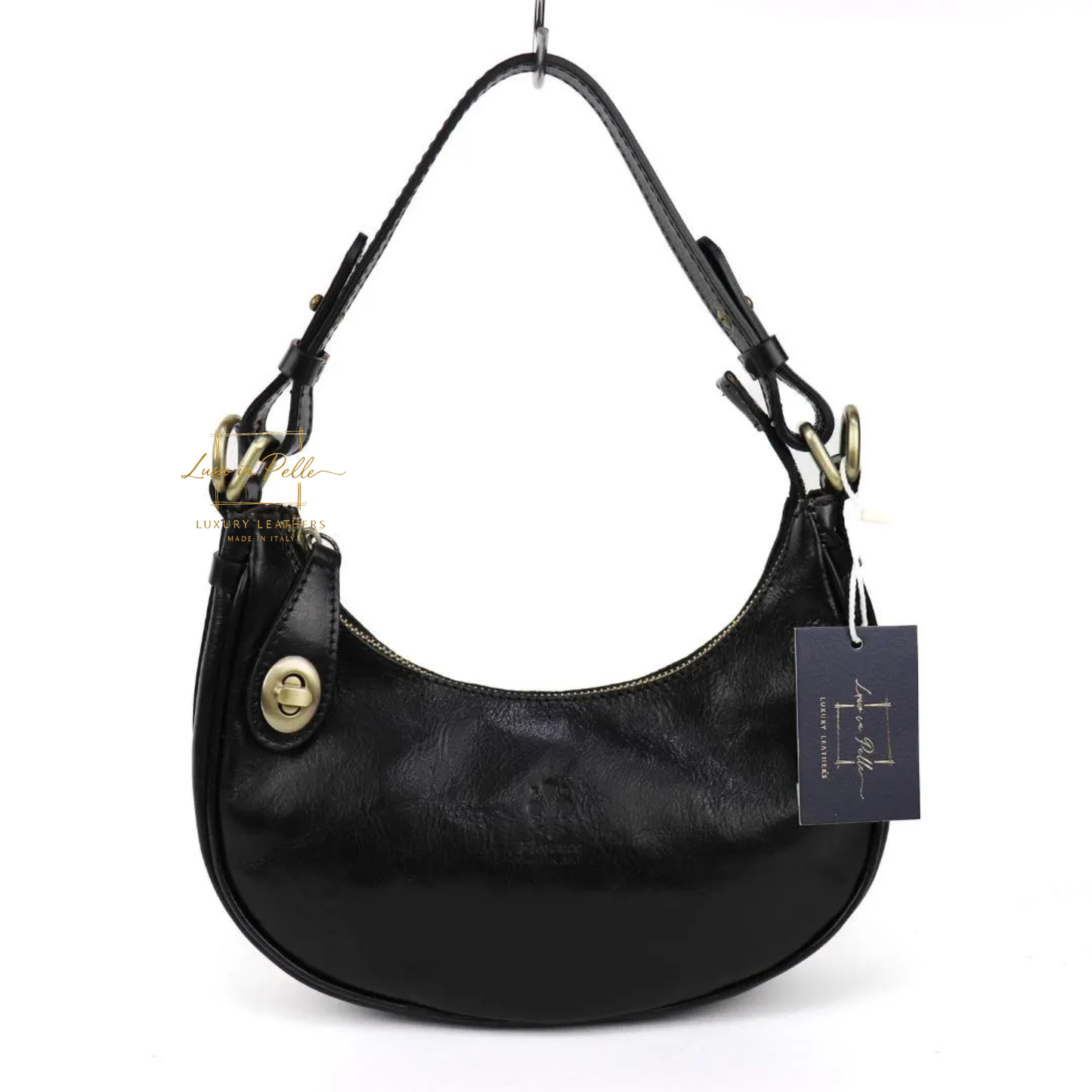 Florence Leather Shoulder/Crossbody Bag with Detachable and Adjustable Straps