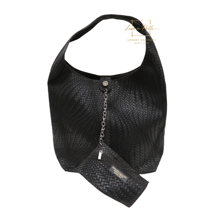 Aurora Quilted Suede Hobo Bag