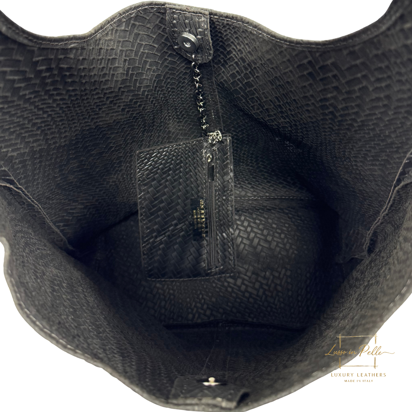 Aurora Quilted Suede Hobo Bag