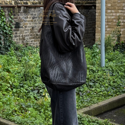 Aurora Quilted Suede Hobo Bag