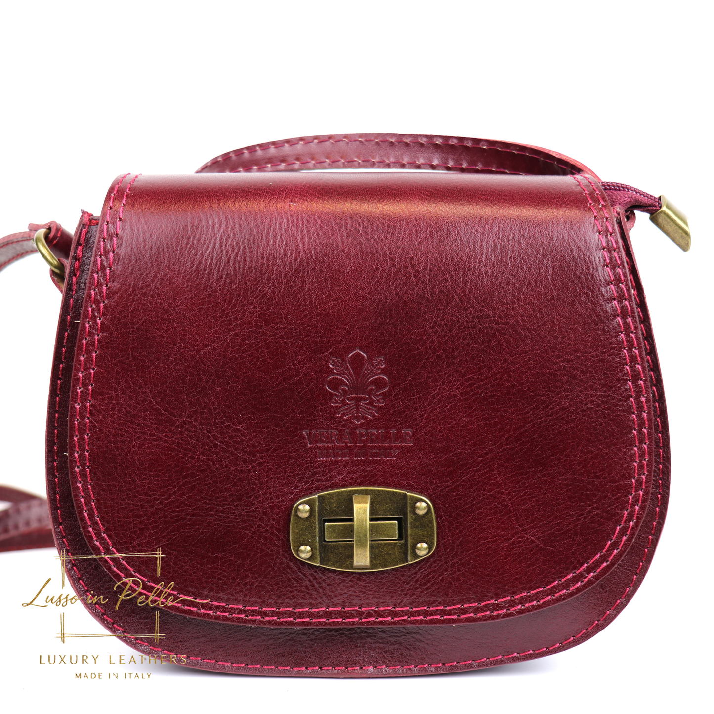 Cora Vintage Small Leather Crossbody Bag